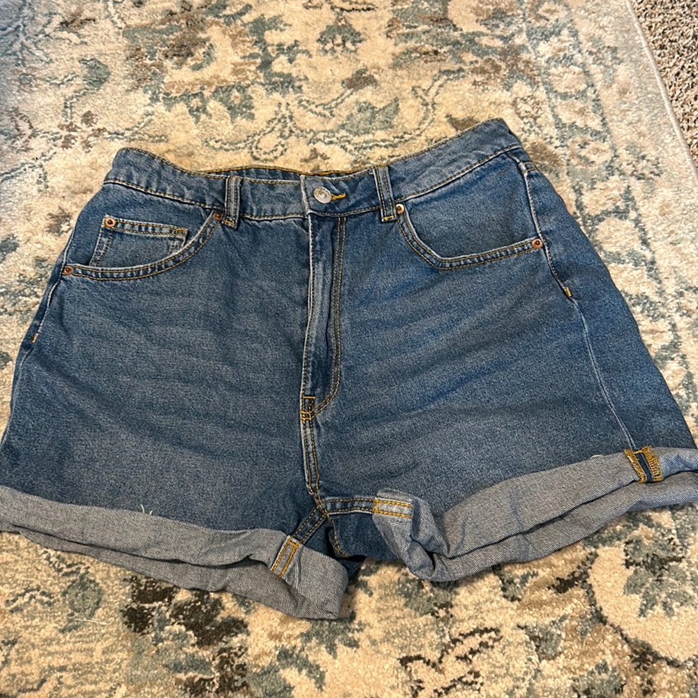 H&M High Waisted Jean Shorts